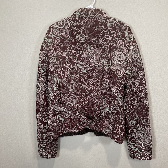 UbU jacket scrunched up‎ stretchy floral - Picture 5 of 8